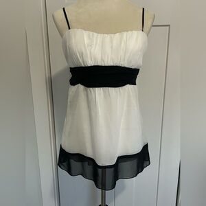 Trixxi Elegant Black and White Blouse